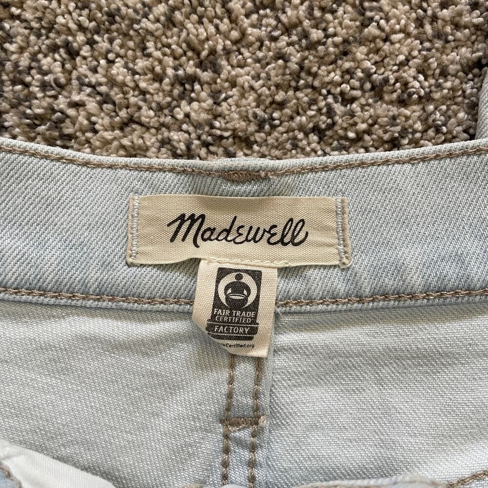 Madewell The Mom Jean in Bloomfield Wash Blue - Size: 28 - Picture 6 of 10